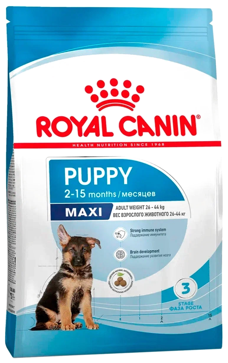 

Сухой корм Royal Canin Макси Паппи АГР-32 для щенков крупных пород 15 кг