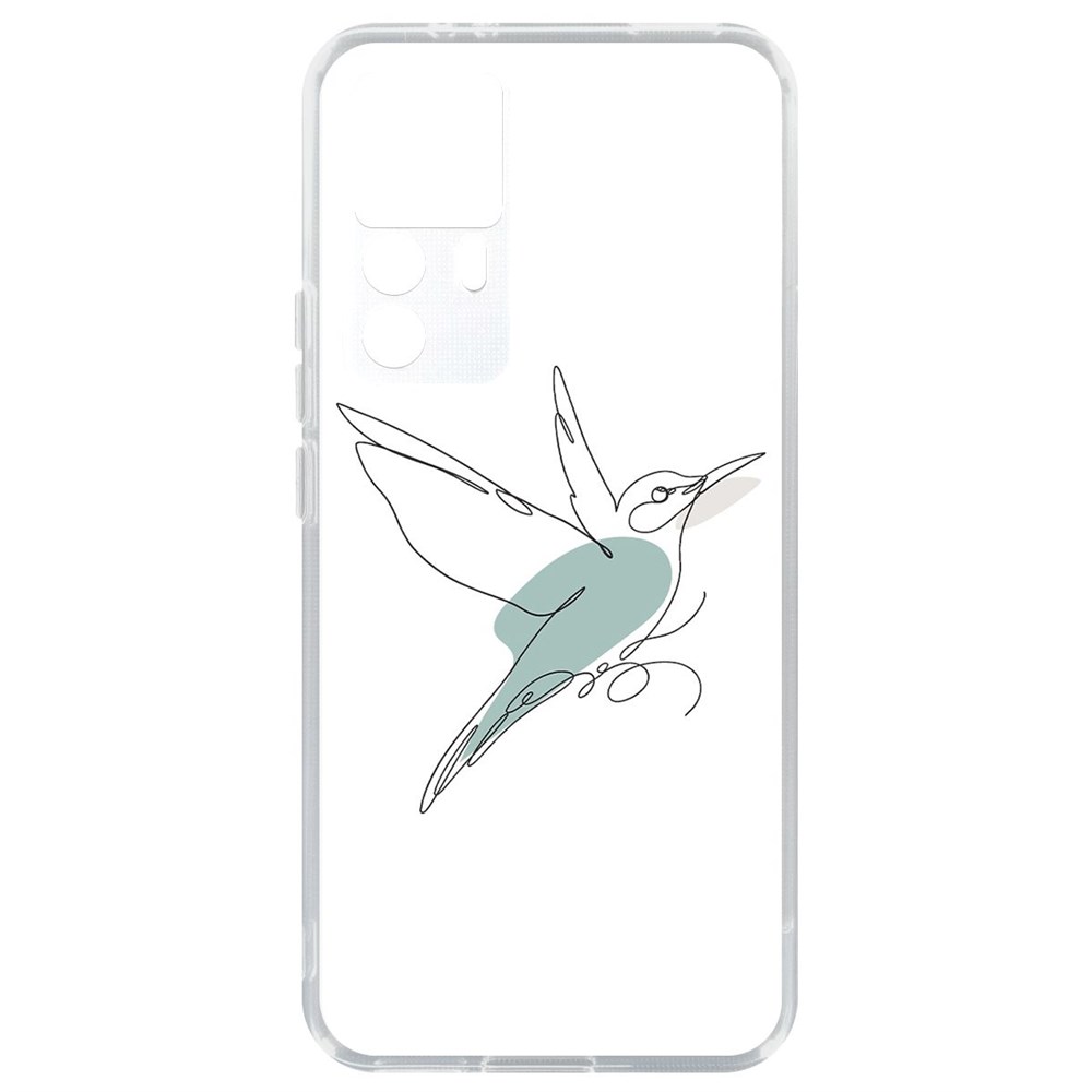 

Чехол-накладка Кейс Легкость для Xiaomi 12T, Прозрачный