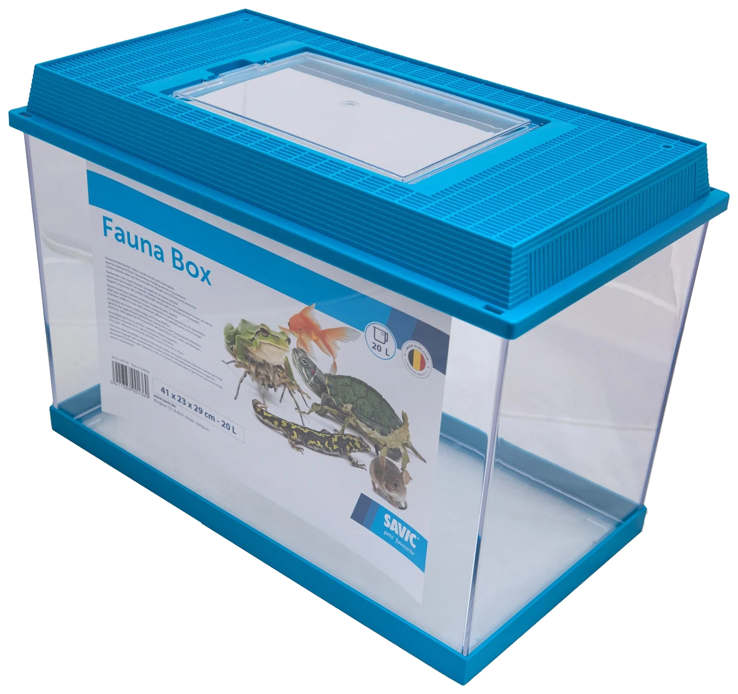

Аква-террариум Savic Fauna Box 20 л с ручкой 41x23x29 см, В ассортименте