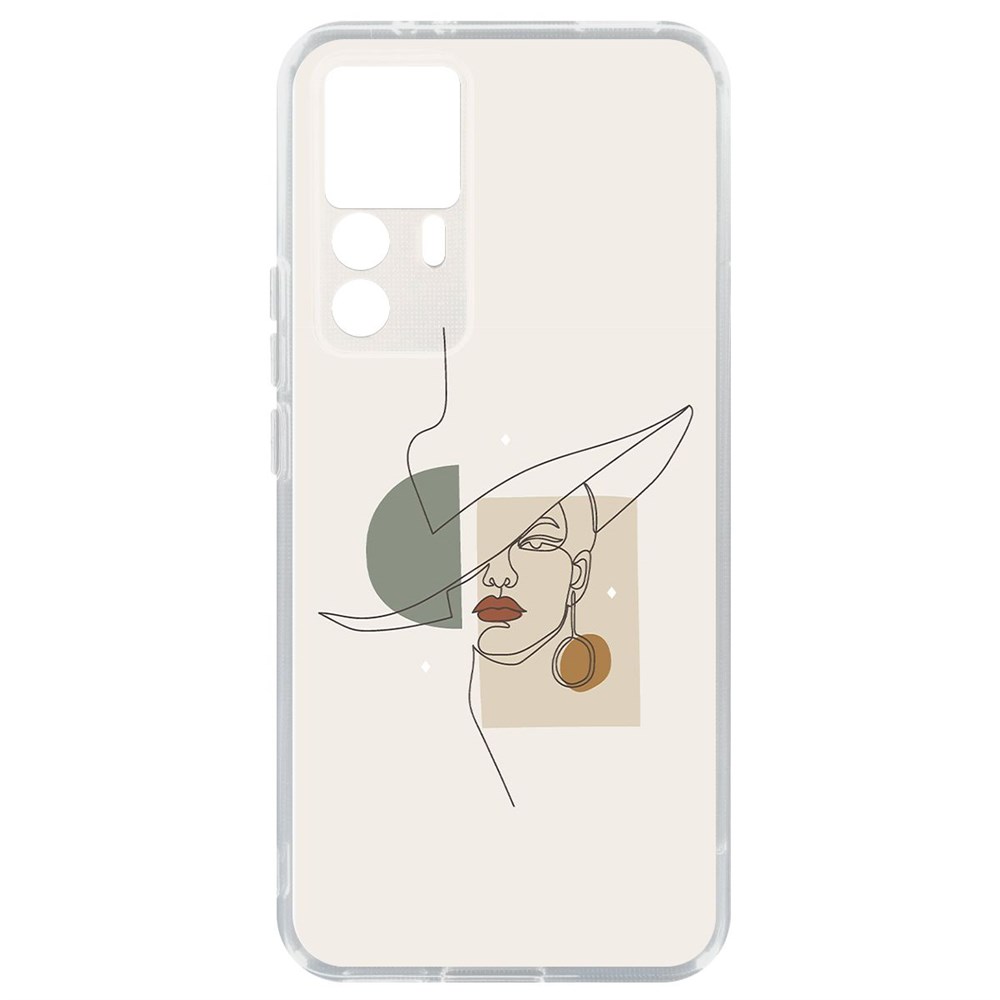 

Чехол-накладка Кейс Стиль для Xiaomi 12T, Прозрачный