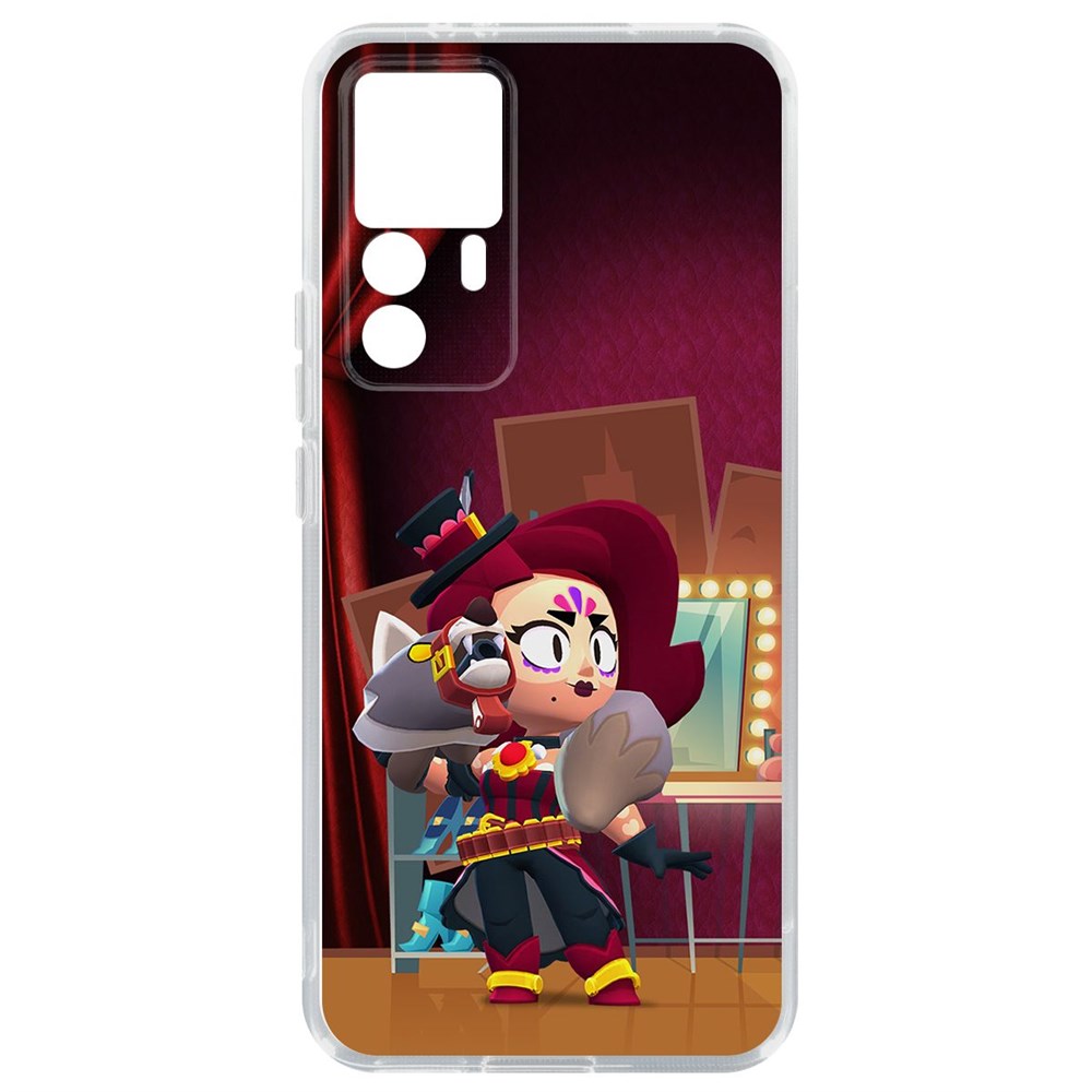 

Чехол-накладка Кейс Brawl Stars-Лихая Лола для Xiaomi 12T, Прозрачный