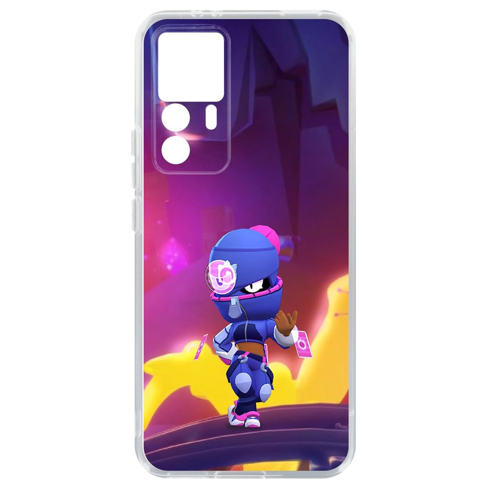 

Чехол-накладка Кейс Brawl Stars-Ниндзя Тара для Xiaomi 12T, Прозрачный