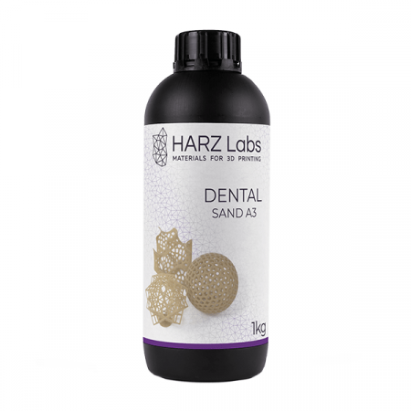 

Фотополимерная смола HARZ Labs Dental Sand (A3), бежевый (1000 гр)