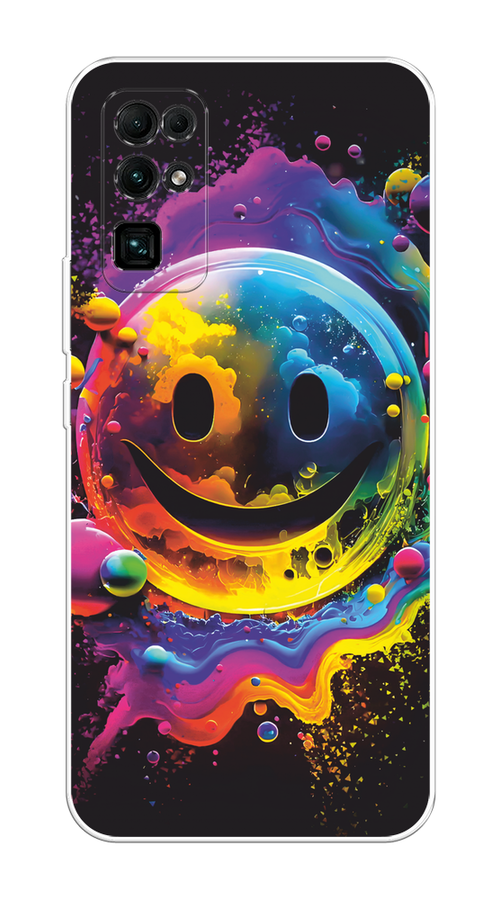 

Чехол Awog на Honor 30 "Кислотный смайл", Фиолетовый;желтый;синий, 612150-1
