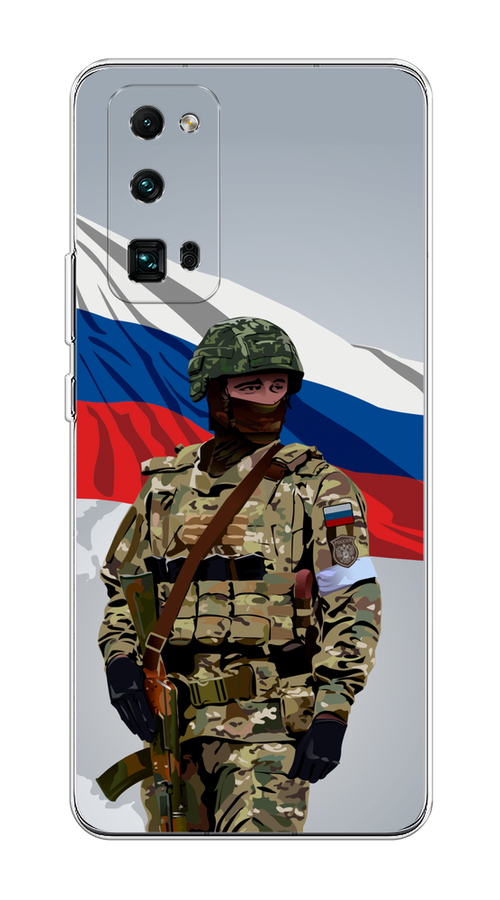 

Чехол Awog на Honor 30 Pro Plus "Солдат с флагом", Белый;синий;красный;зеленый, 612250-1