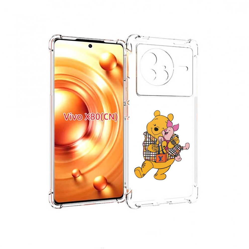 

Чехол Mypads Модный-Медведь-Из-Винни-Пуха Для Vivo X80, Прозрачный, Tocco