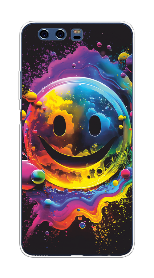 

Чехол Awog на Huawei P10 Plus "Кислотный смайл", Фиолетовый;желтый;синий, 62350-1