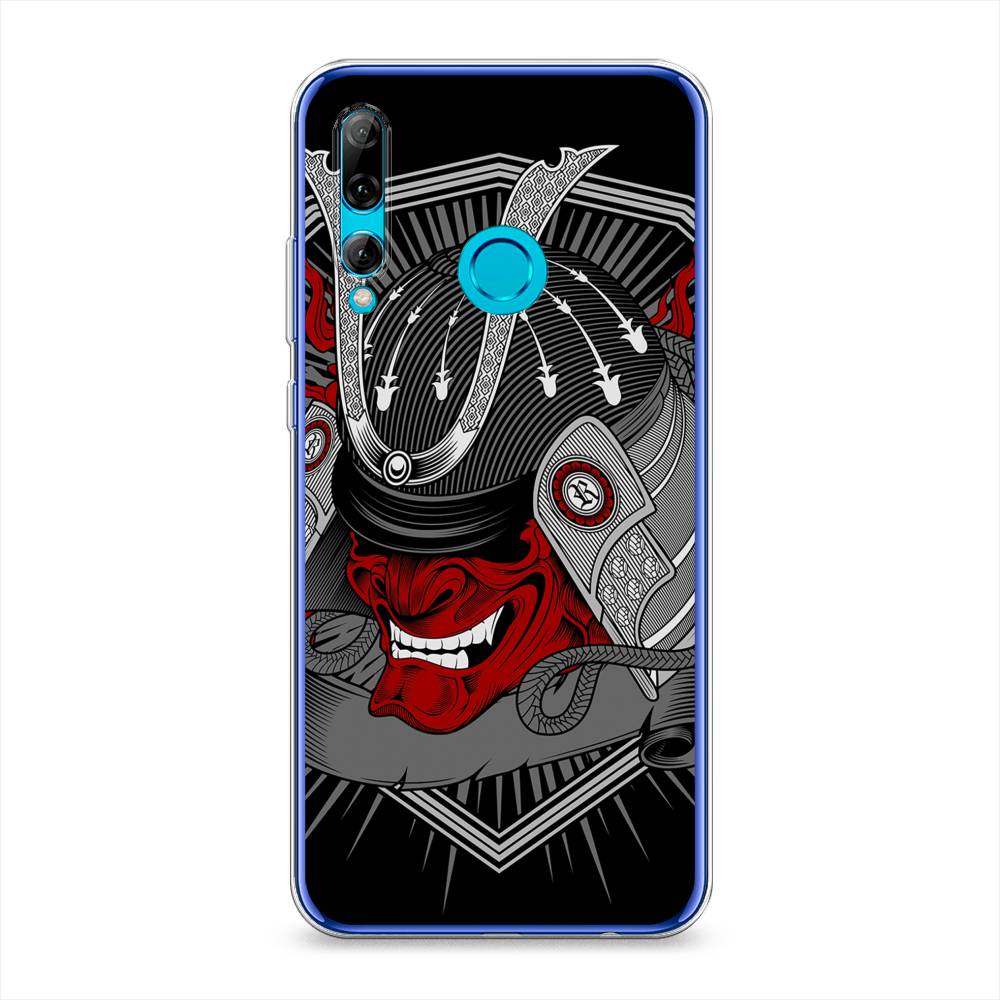 

Чехол на Honor 10i "Красная маска самурая", Белый;красный;черный, 69250-4