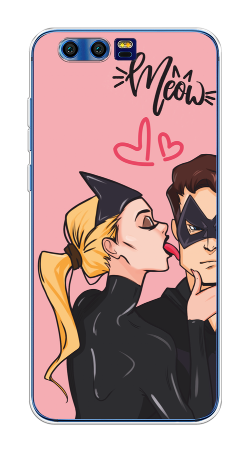 

Чехол Awog на Honor 9 "Kiss of Cat Woman", Розовый;черный;бежевый, 62450-1