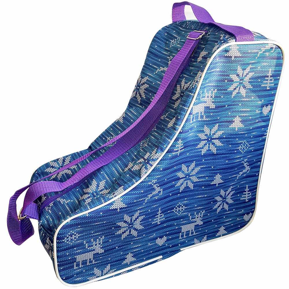 фото Sm286 сумка для коньков "свитер" (голубой) milinda