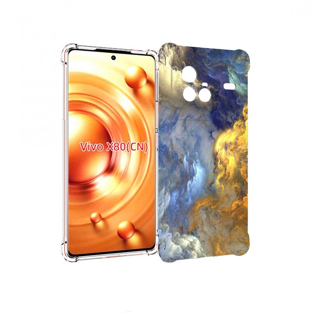 

Чехол Mypads Мраморное Небо Для Vivo X80, Прозрачный, Tocco