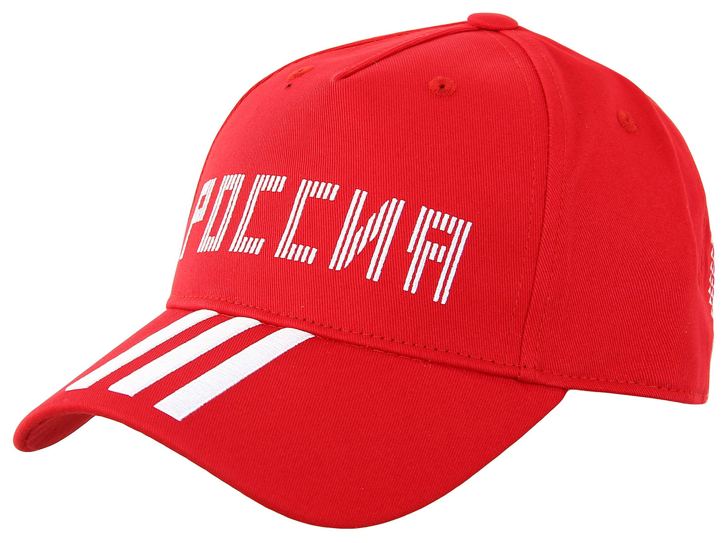 Бейсболка унисекс Adidas CF CAP RUSSIA scarlet красная, р. 58-60