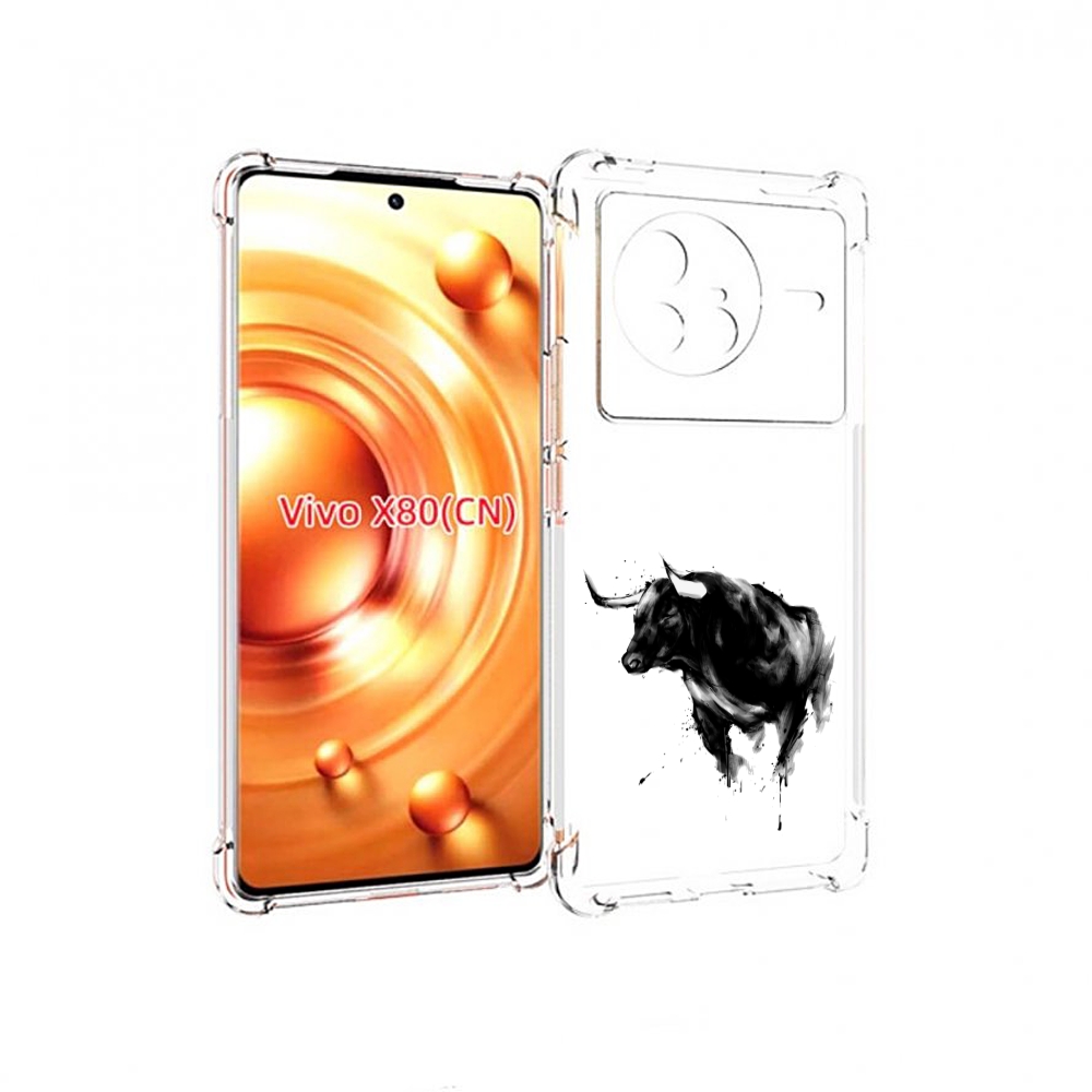 

Чехол Mypads Бык Для Vivo X80, Прозрачный, Tocco