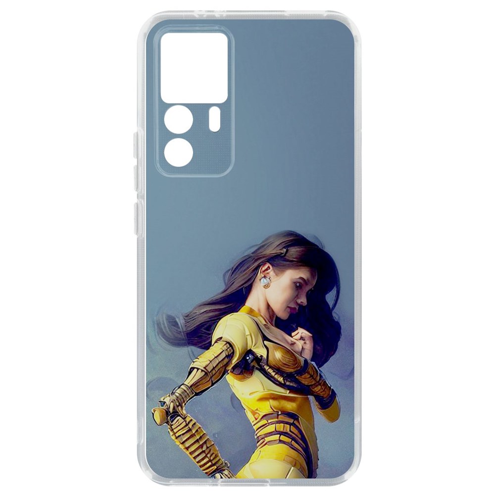 

Чехол-накладка Кейс Кибердевушка для Xiaomi 12T