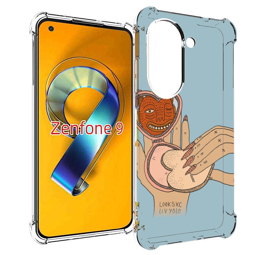 Чехол MyPads макияж картинка женский для Asus Zenfone 9 (AI2202)