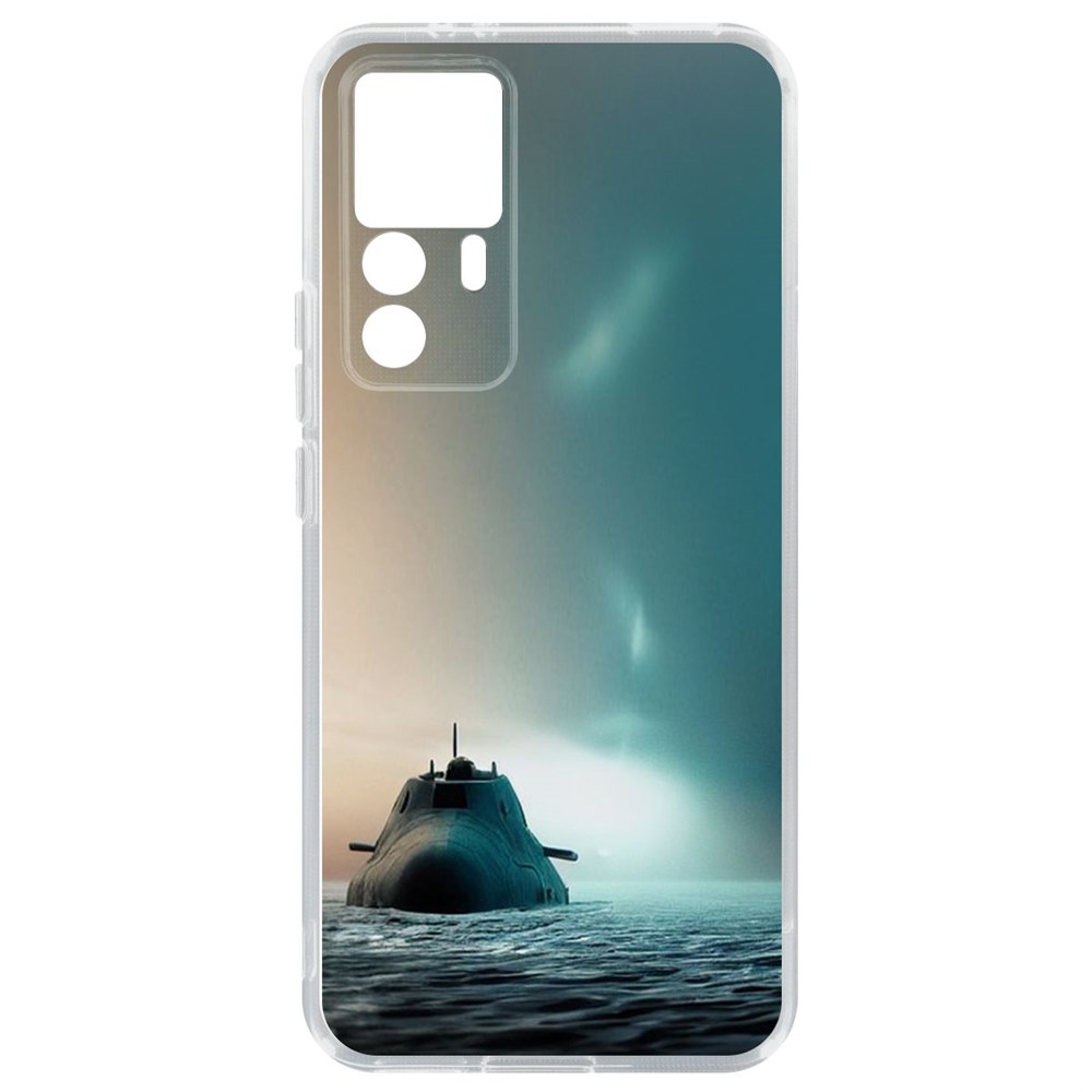 

Чехол-накладка Кейс Подлодка для Xiaomi 12T, Прозрачный