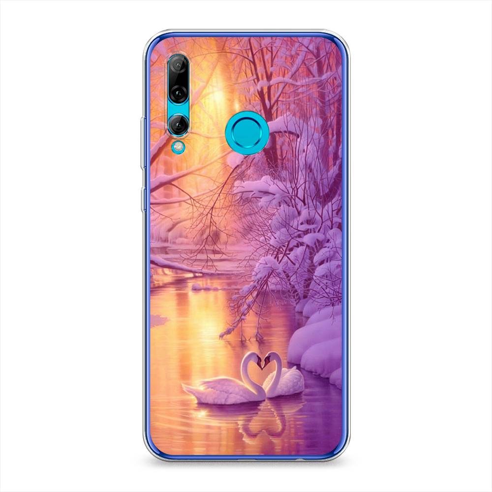 

Чехол на Honor 10i "Зима 1", Фиолетовый;желтый, 69250-2