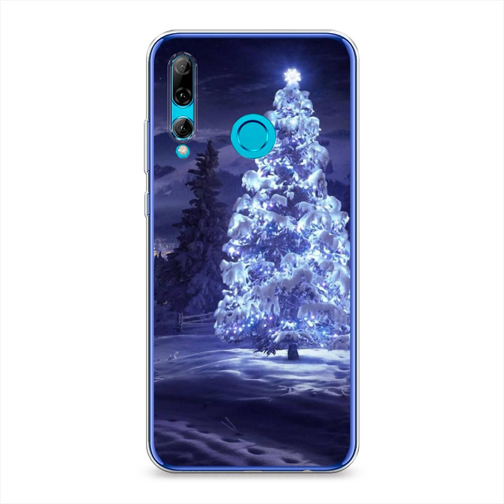 

Чехол на Honor 10i "Зима 4", Синий;черный;белый, 69250-2