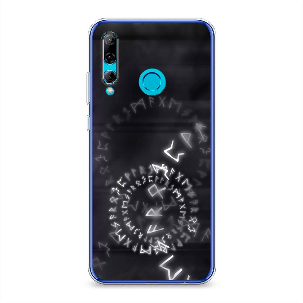 

Чехол на Honor 10i "Руны", Серый;черный, 69250-3