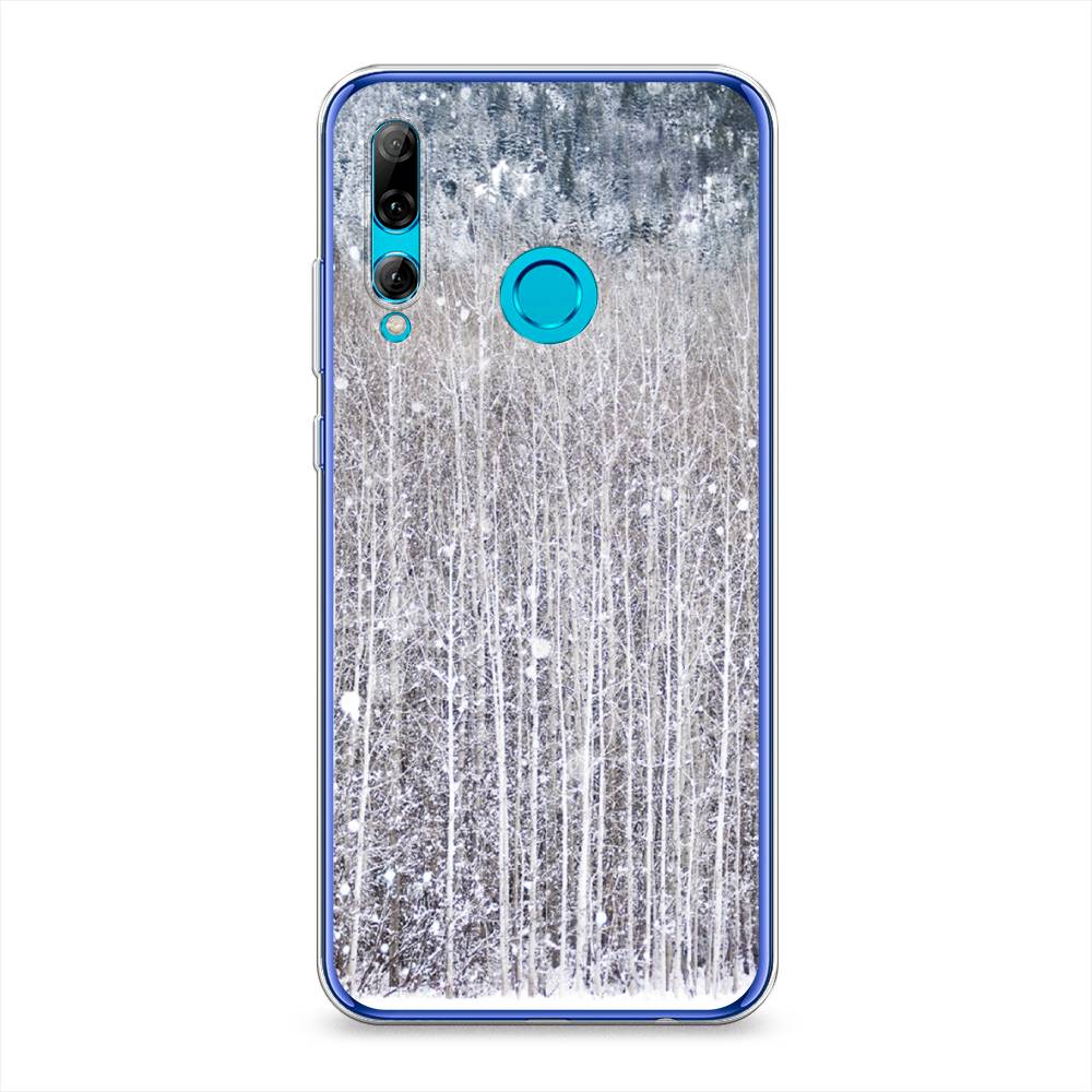 

Чехол на Honor 10i "Снежный лес", Бежевый;серый;белый, 69250-5