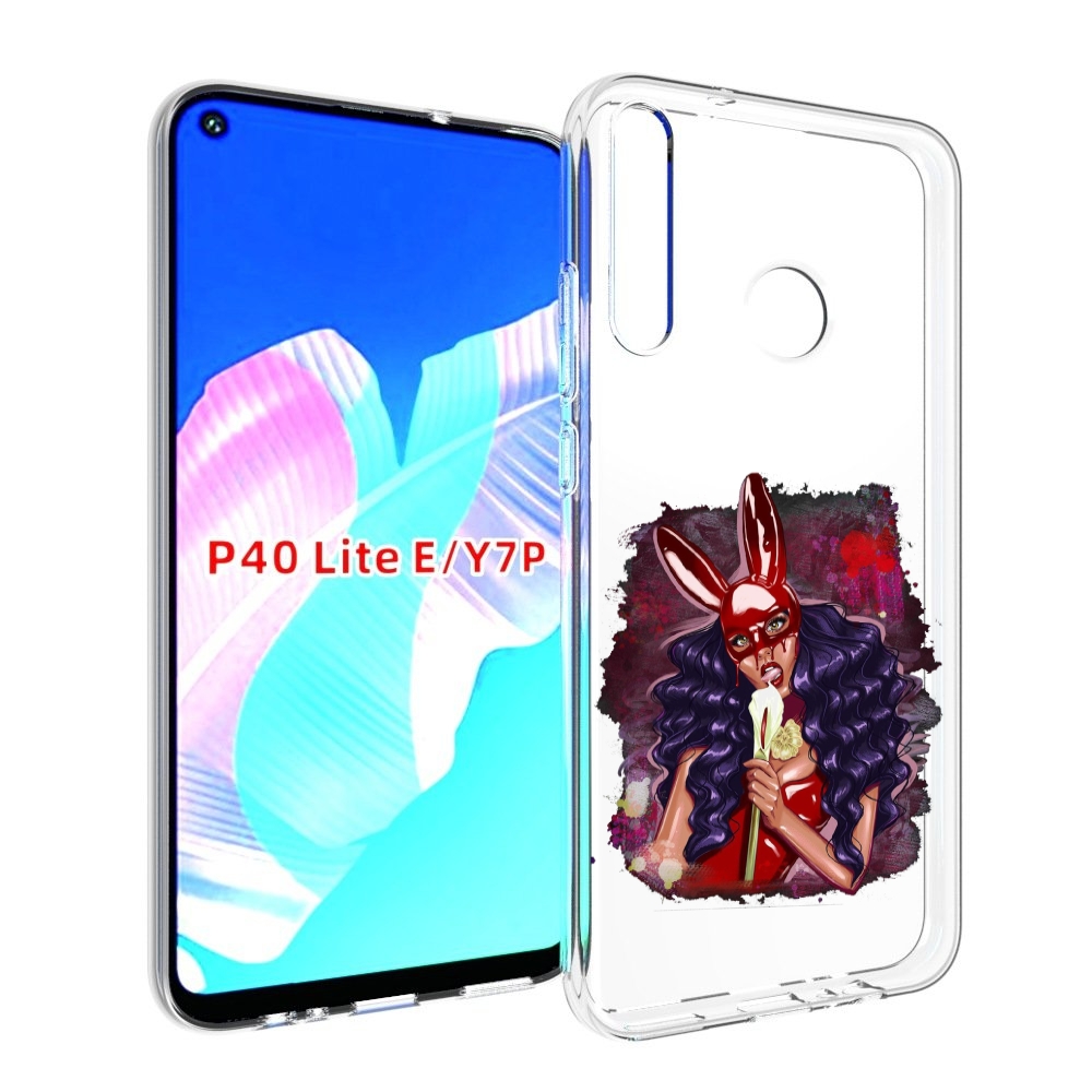

Чехол бампер MyPads девушка-с-текучей-маской женский для Huawei, Прозрачный, Tocco