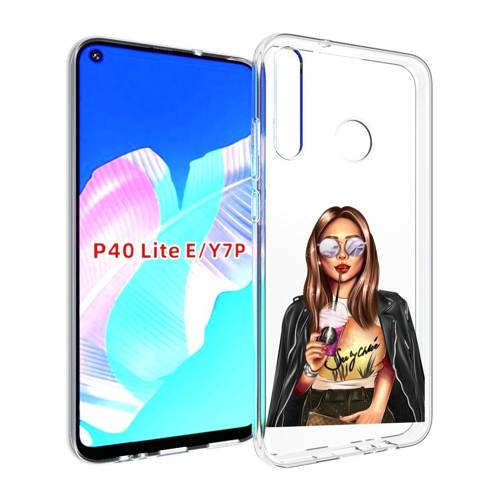 

Чехол бампер MyPads девушка-с-фиолетовым-коктейлем женский для H, Прозрачный, Tocco