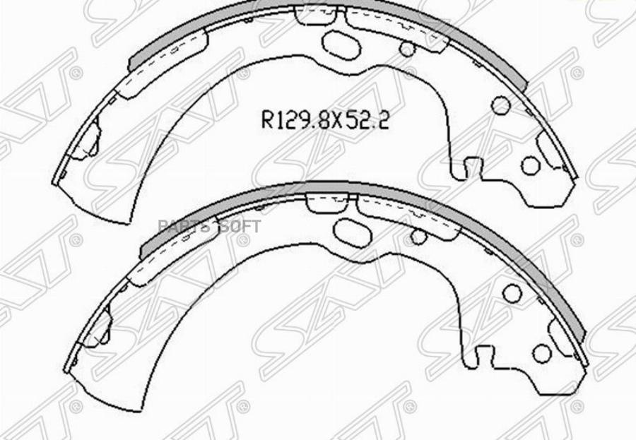 

Колодки Тормозные Зад Pathfinder R50/Np300/Terrano D21/Elgrand 51 Sat арт. ST-44060-28N25