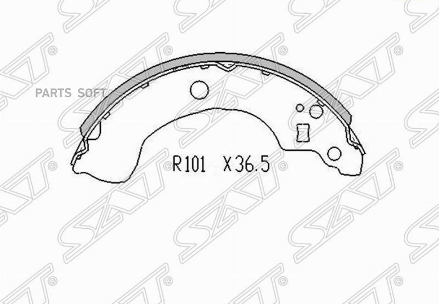 

Колодки Тормозные Зад Nissan Almera Ii N16e Sat арт. ST-44060-8M126