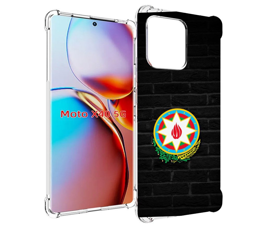 

Чехол MyPads герб азербаиджана для Motorola Moto X40, Прозрачный, Tocco
