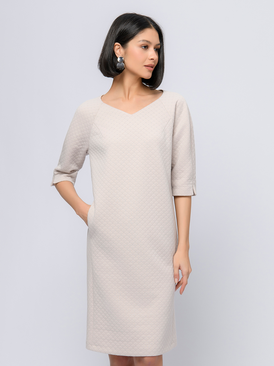 

Платье женское 1001dress 103118 бежевое 46 RU, Бежевый, 0103118