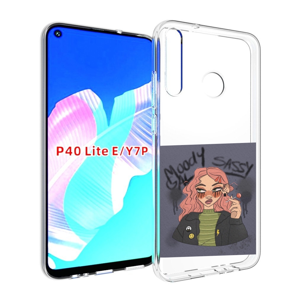 

Чехол бампер MyPads дерзкое-настроение женский для Huawei P40 Li, Прозрачный, Tocco