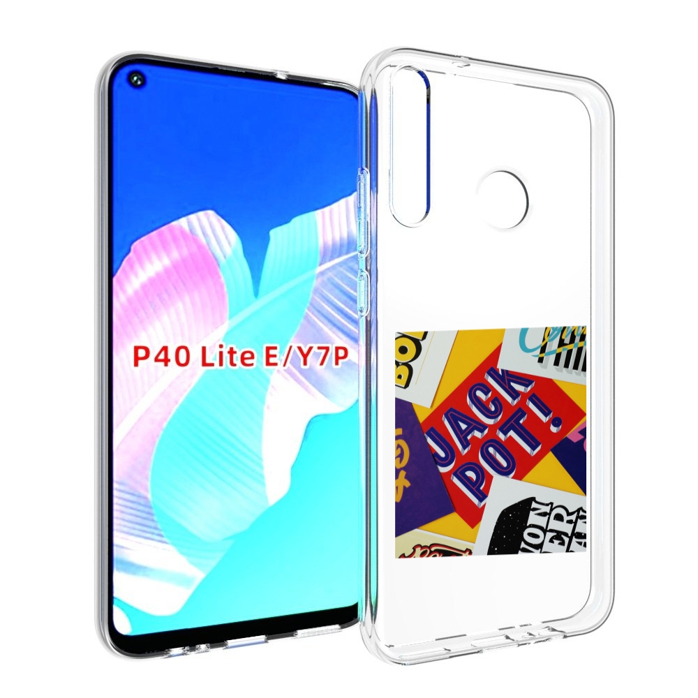 

Чехол бампер MyPads джекпот для Huawei P40 Lite E, Прозрачный, Tocco