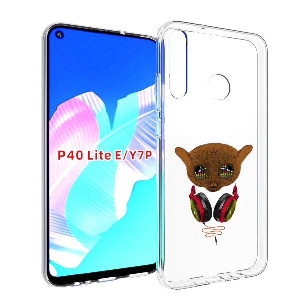 

Чехол бампер MyPads диджей для Huawei P40 Lite E, Прозрачный, Tocco