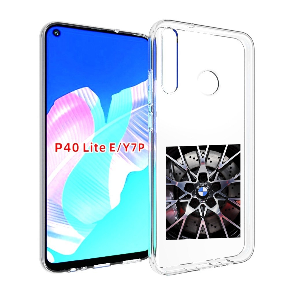 Чехол бампер MyPads диск бмв мужской для Huawei P40 Lite E