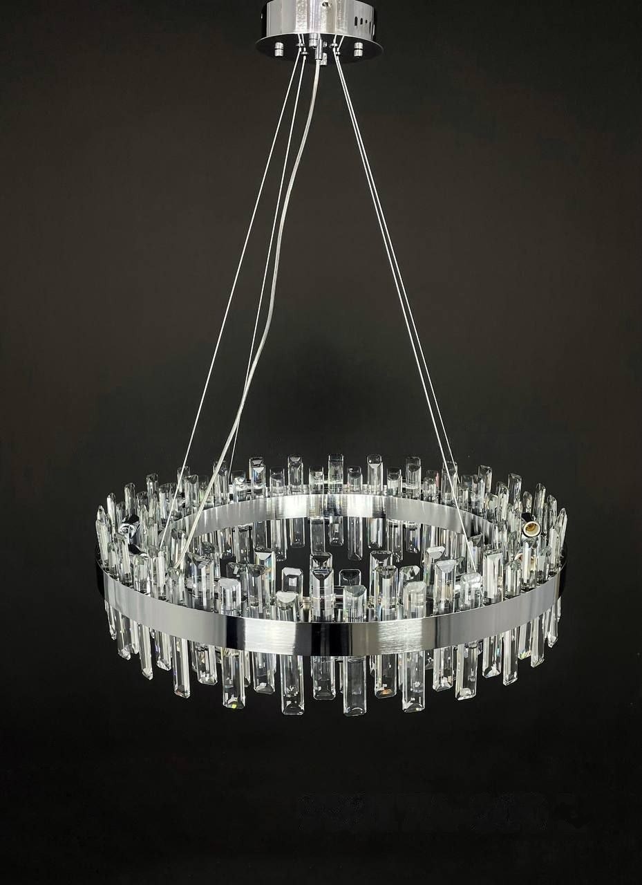 

Люстра подвесная LVK 317-500 CH D50H24,5-150 8хЕ14х60WT, LVK 317-500 CH