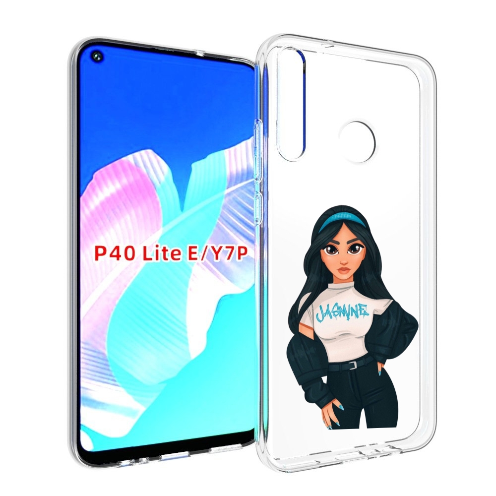 Чехол бампер MyPads жасмин-в-джинсах женский для Huawei P40 Lite