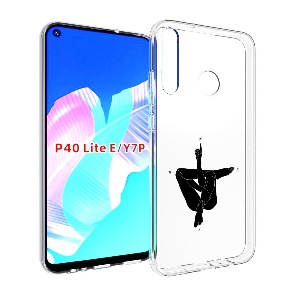 

Чехол бампер MyPads живой компас для Huawei P40 Lite E, Прозрачный, Tocco