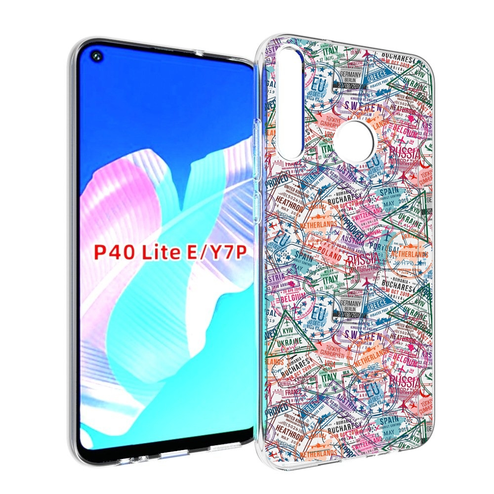 

Чехол бампер MyPads загранчехол для Huawei P40 Lite E, Прозрачный, Tocco