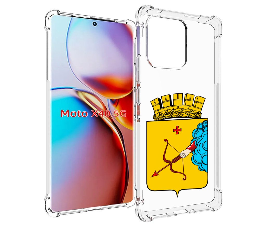 

Чехол MyPads герб-кировская-область для Motorola Moto X40, Прозрачный, Tocco
