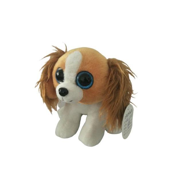 фото Мягкая игрушка abtoys собачка с пушистыми ушками, 15 см. m4948