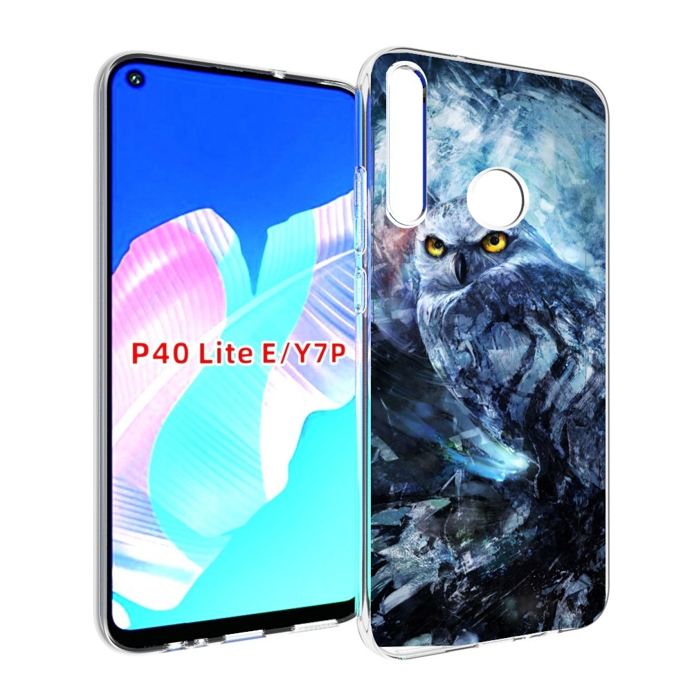 

Чехол бампер MyPads замороженная-сова для Huawei P40 Lite E, Прозрачный, Tocco