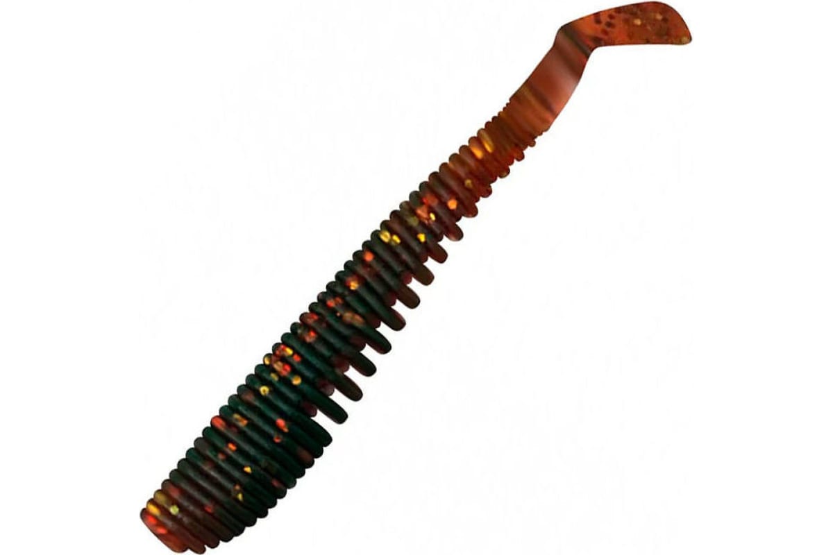 

Виброхвост YAMAN PRO Legend Minnow, р.4 inch, цвет #09 - Motor Oil (уп. 5 шт.), Коричневый