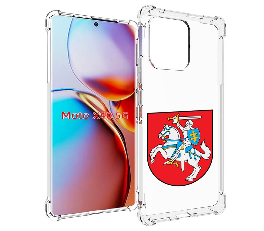 

Чехол MyPads герб-литва для Motorola Moto X40, Прозрачный, Tocco