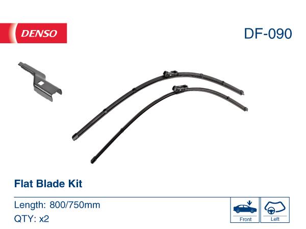 

Комплект Бескаркасных Щёток Стеклоочистителя Denso Df090