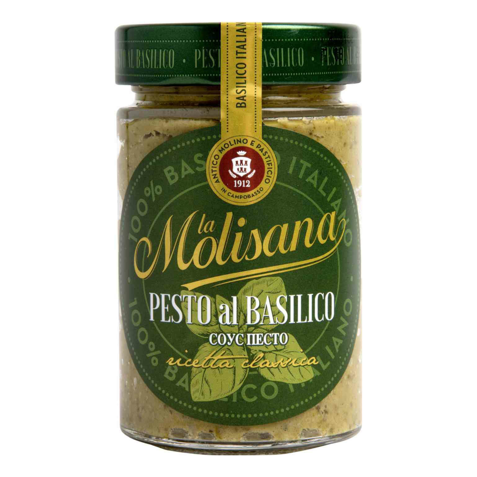 фото Соус la molisana pesto al basilico 190 мл