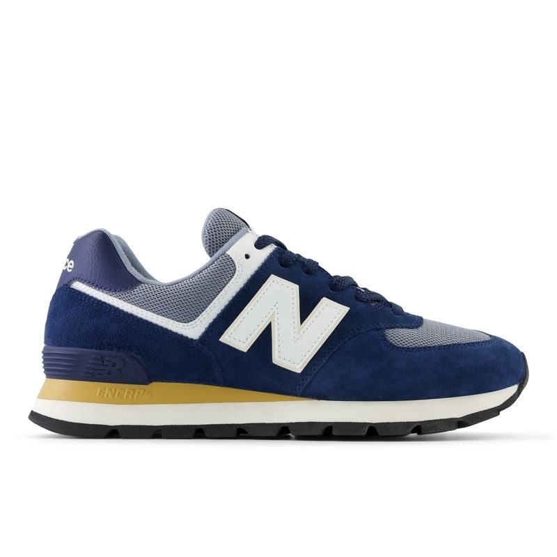 

Кроссовки мужские New Balance 574 синие 9.5 US, Синий, 574