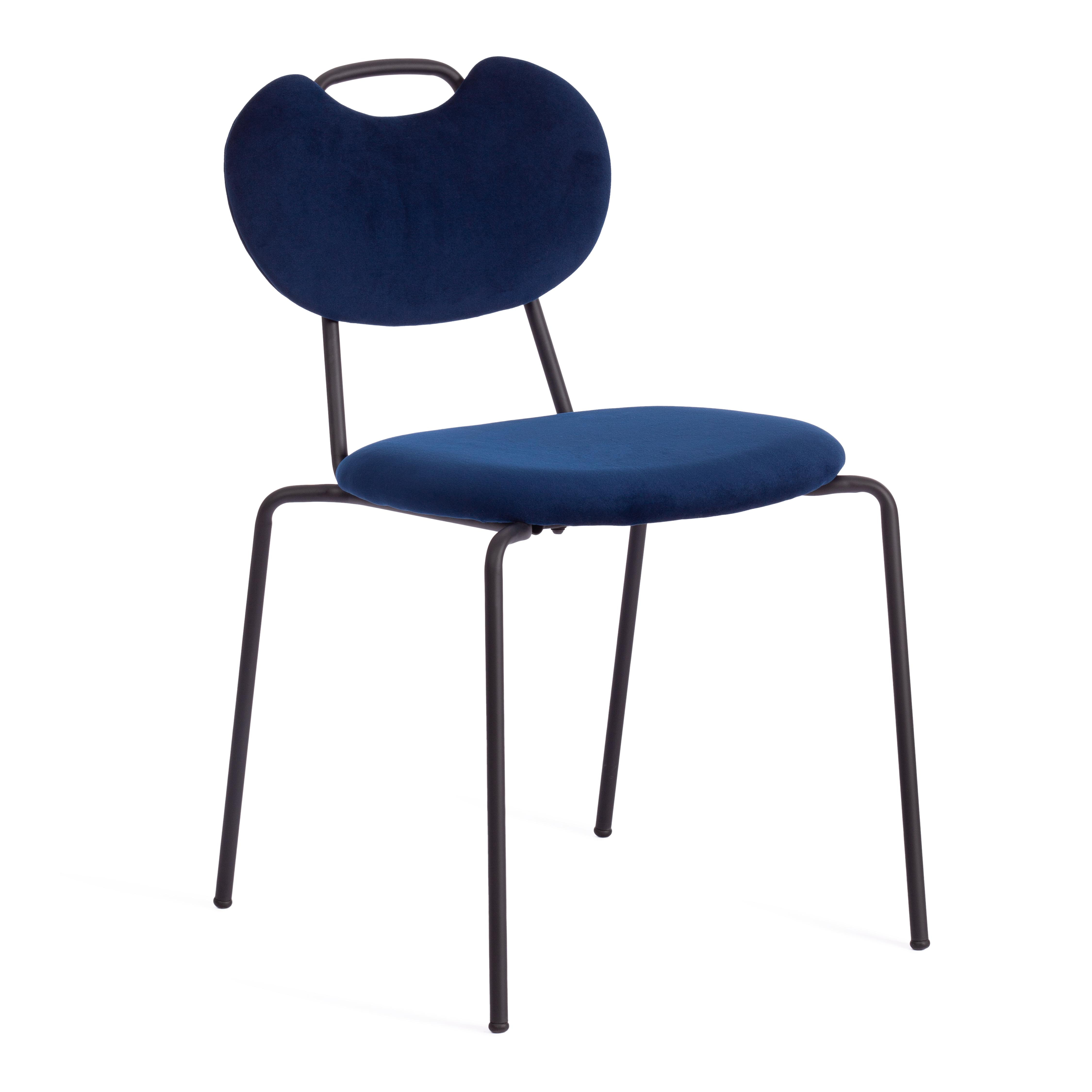 фото Стул danton (mod. 0139223)47х56,5х79 см, темно-синий s108 (117 dark blue)/черный 4 шт tetchair