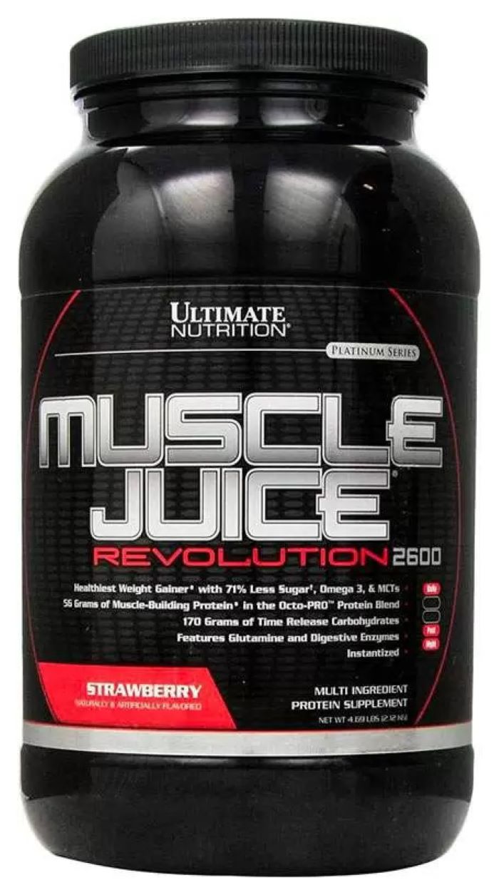 Гейнер Ultimate Nutrition, Muscle Juice 2544 - 6000g (Клубника)