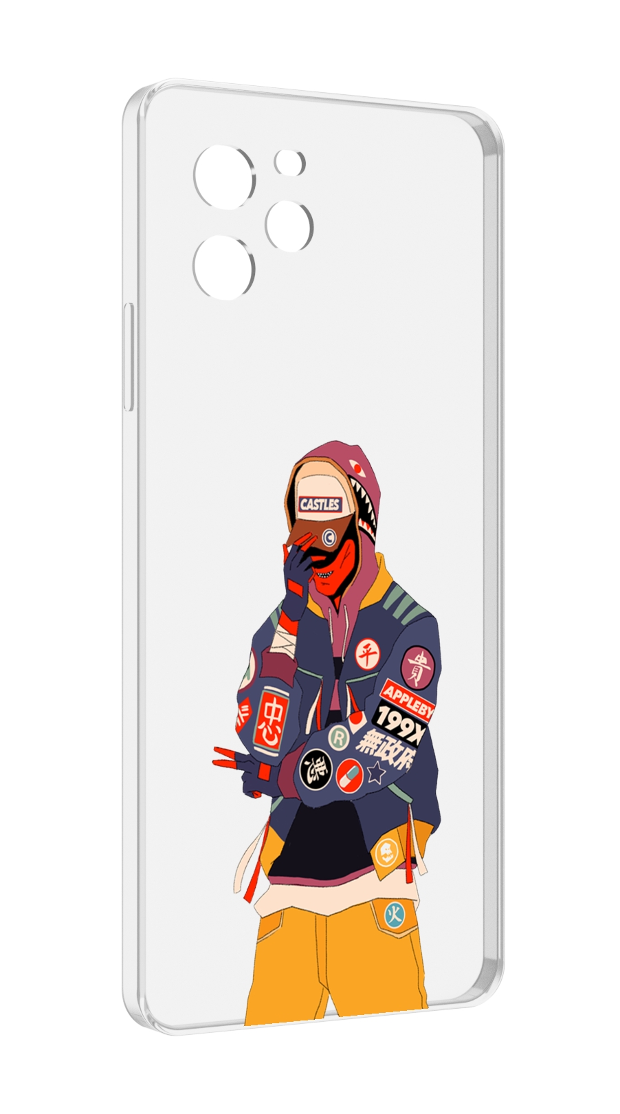 

Чехол MyPads модник для Huawei Nova Y61 / Huawei Enjoy 50z, Прозрачный, Tocco