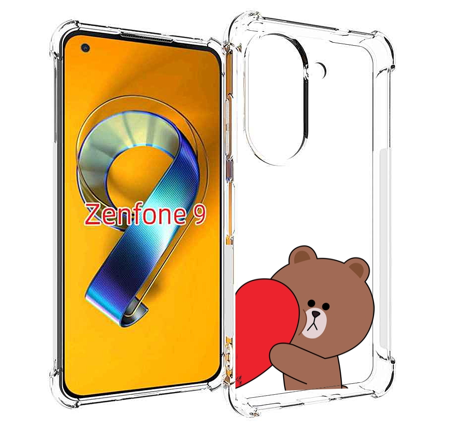 

Чехол MyPads медвежонок детский для Asus Zenfone 9 (AI2202), Прозрачный, Tocco